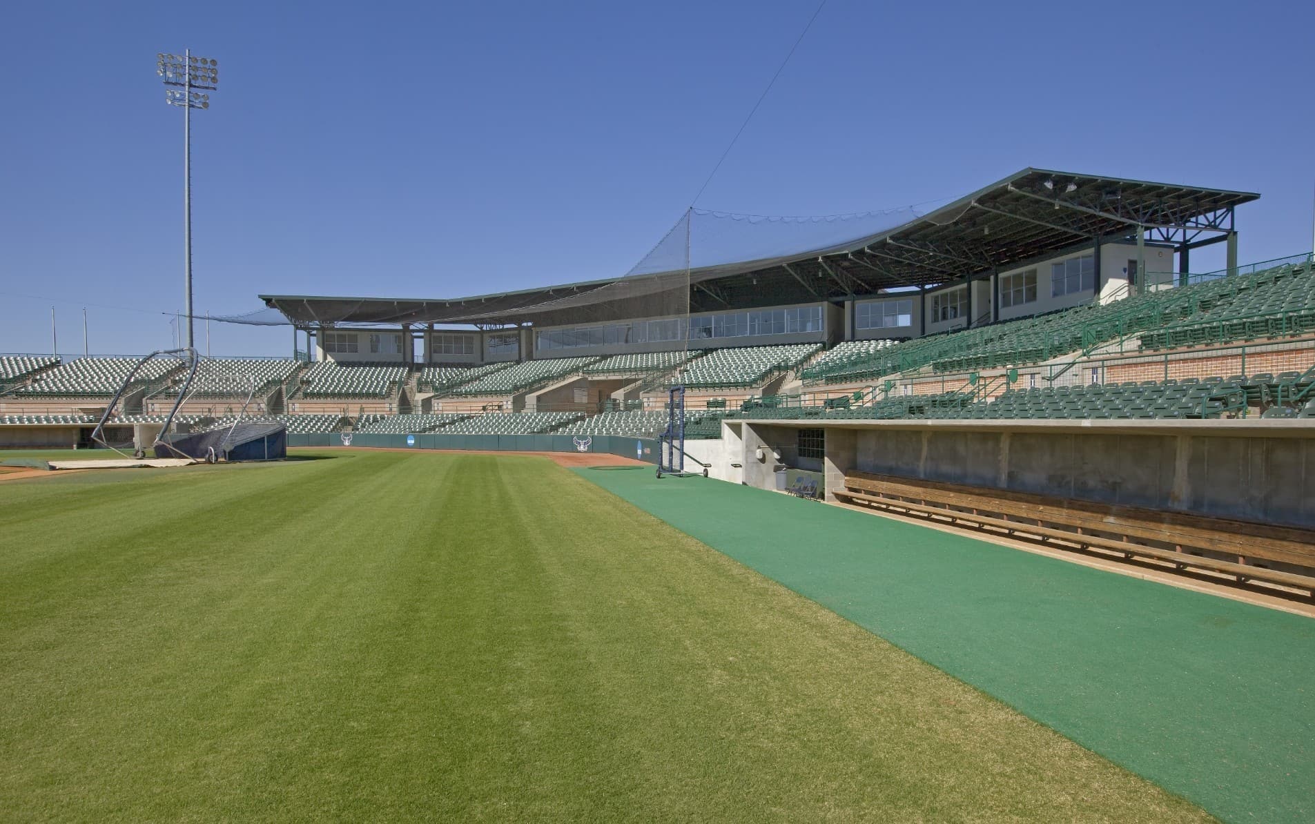 Rice university cameron field at reckling park pbk architects